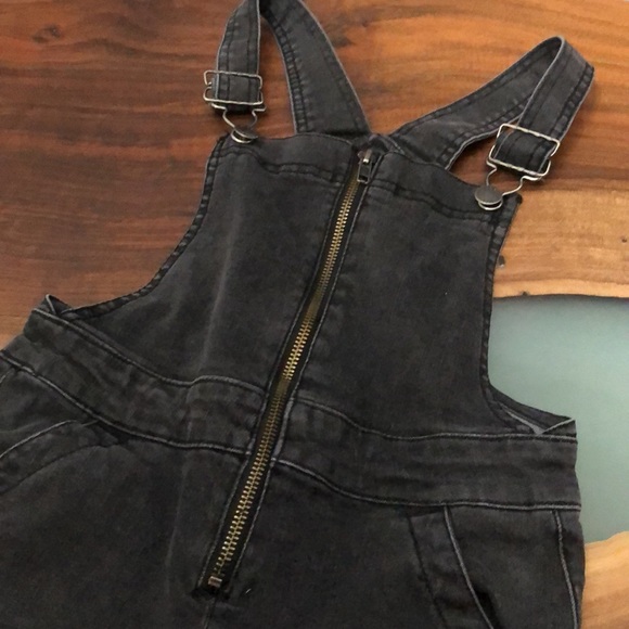 Dark Gray Overalls - Picture 3 of 6